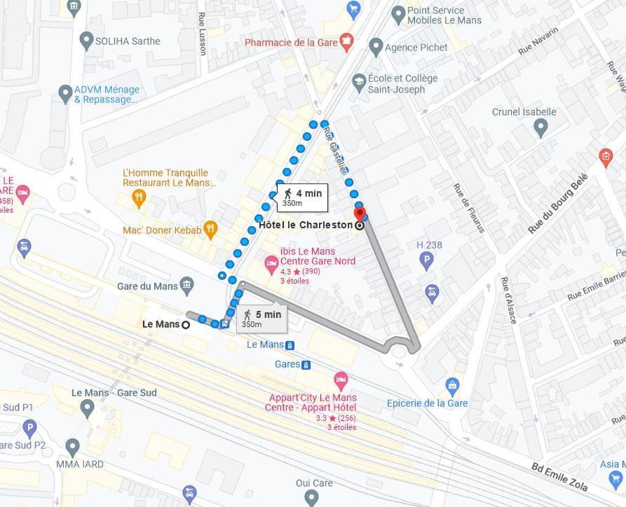 Hotel Le Charleston Le Mans Ngoại thất bức ảnh